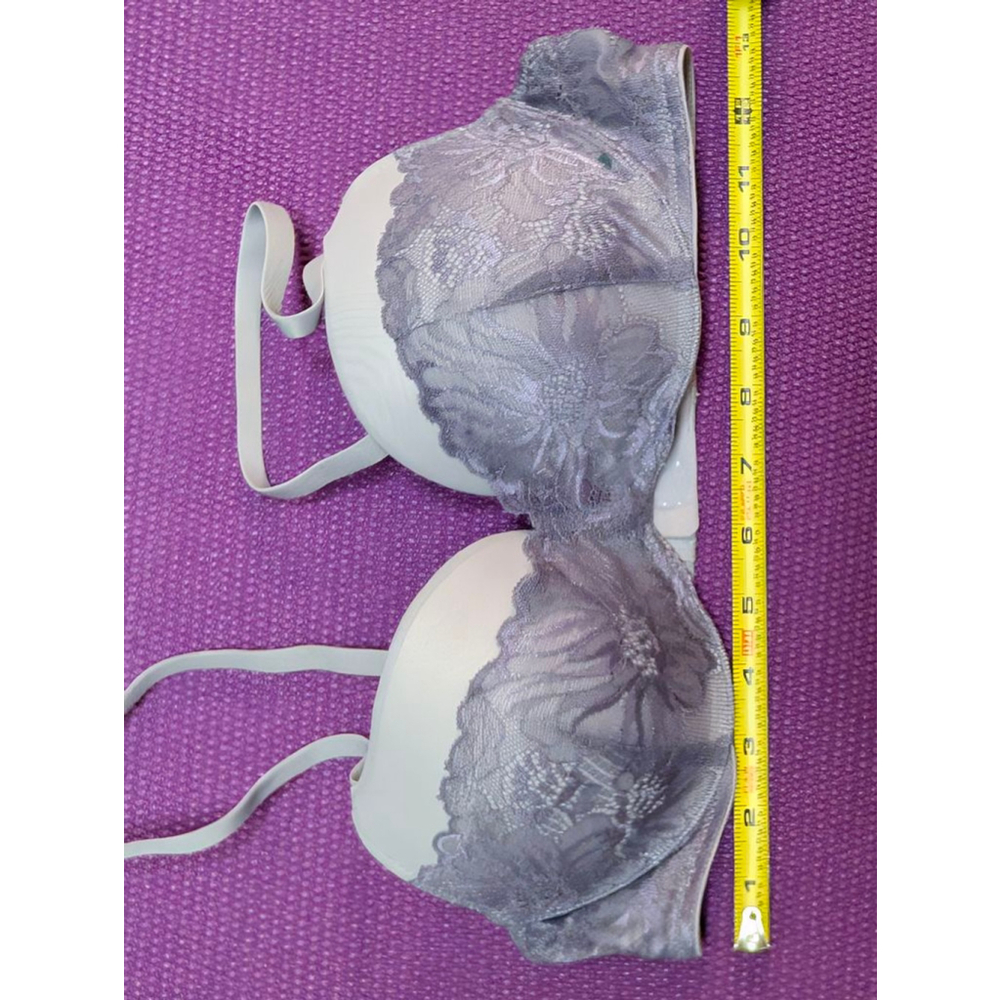 Women Adore Me Bra Size 34C Gray Lace